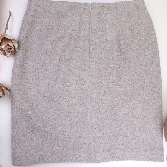 Ann Taylor Rayon Wool Blend Skirt Sz 8 - Picture 5 of 12